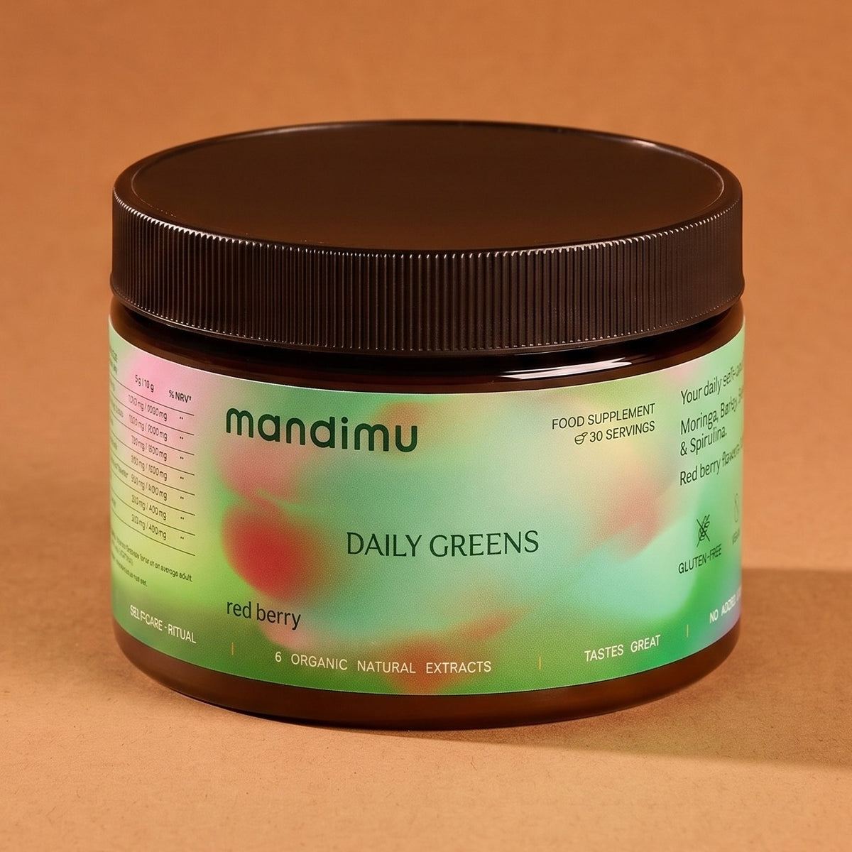 Daily Greens cu aromă de fructe de pădure