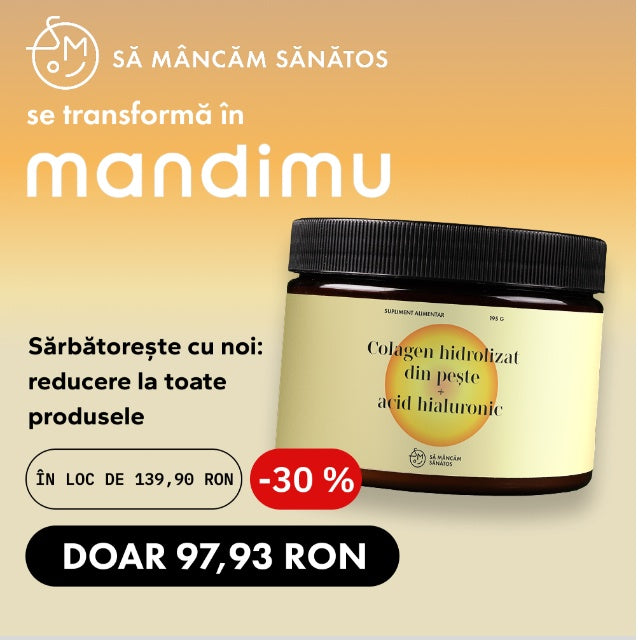 Colagen premium cu acid hialuronic și vitaminele C și E (aromă de mango)