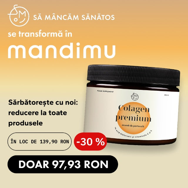 Colagen premium cu acid hialuronic și vitaminele C și E (aromă de portocală)