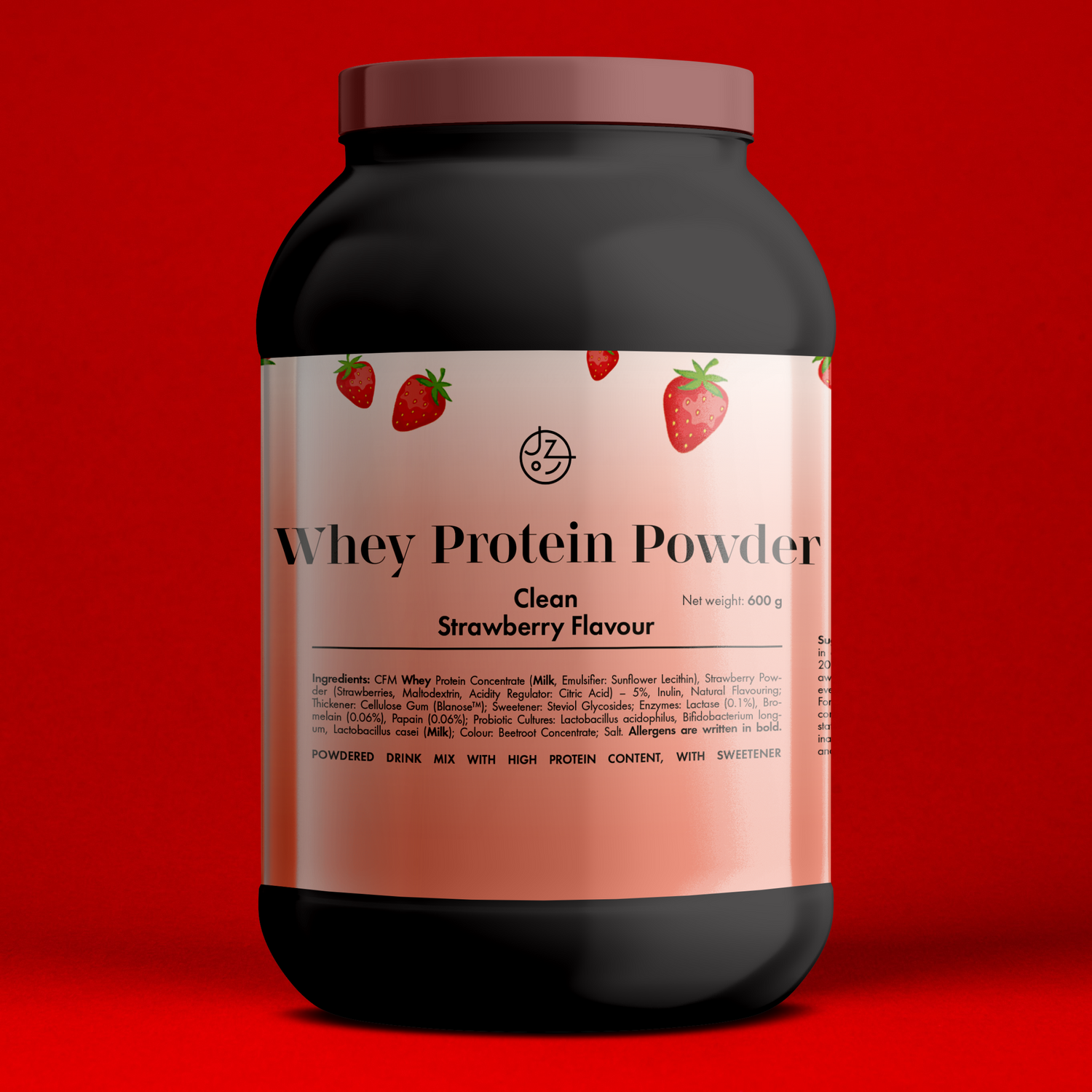 Pudră proteică din zer cu aromă de căpșuni 🍓