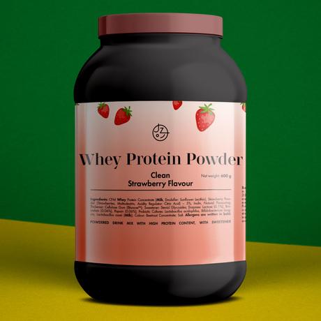 Pudră proteică din zer cu aromă de căpșuni 🍓