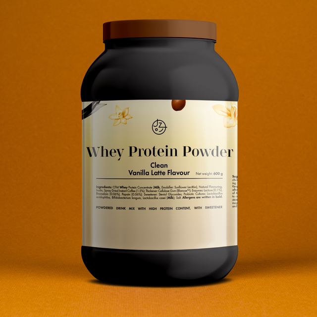 Pudră proteică din zer cu aromă de vanilla latte ☕