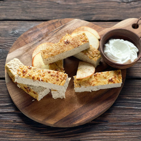 Batoane de mere cu scorțișoară și proteină