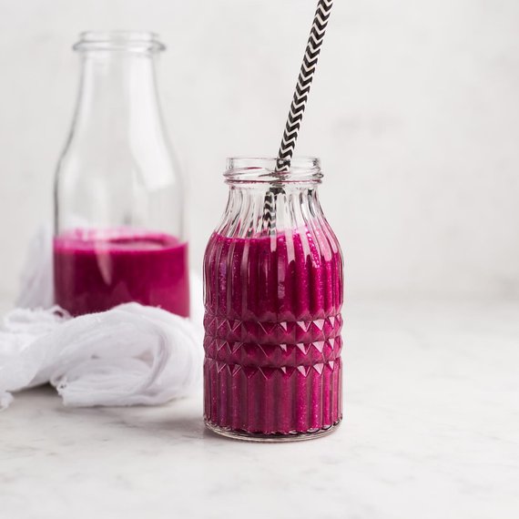 Smoothie de banane cu sfeclă roșie