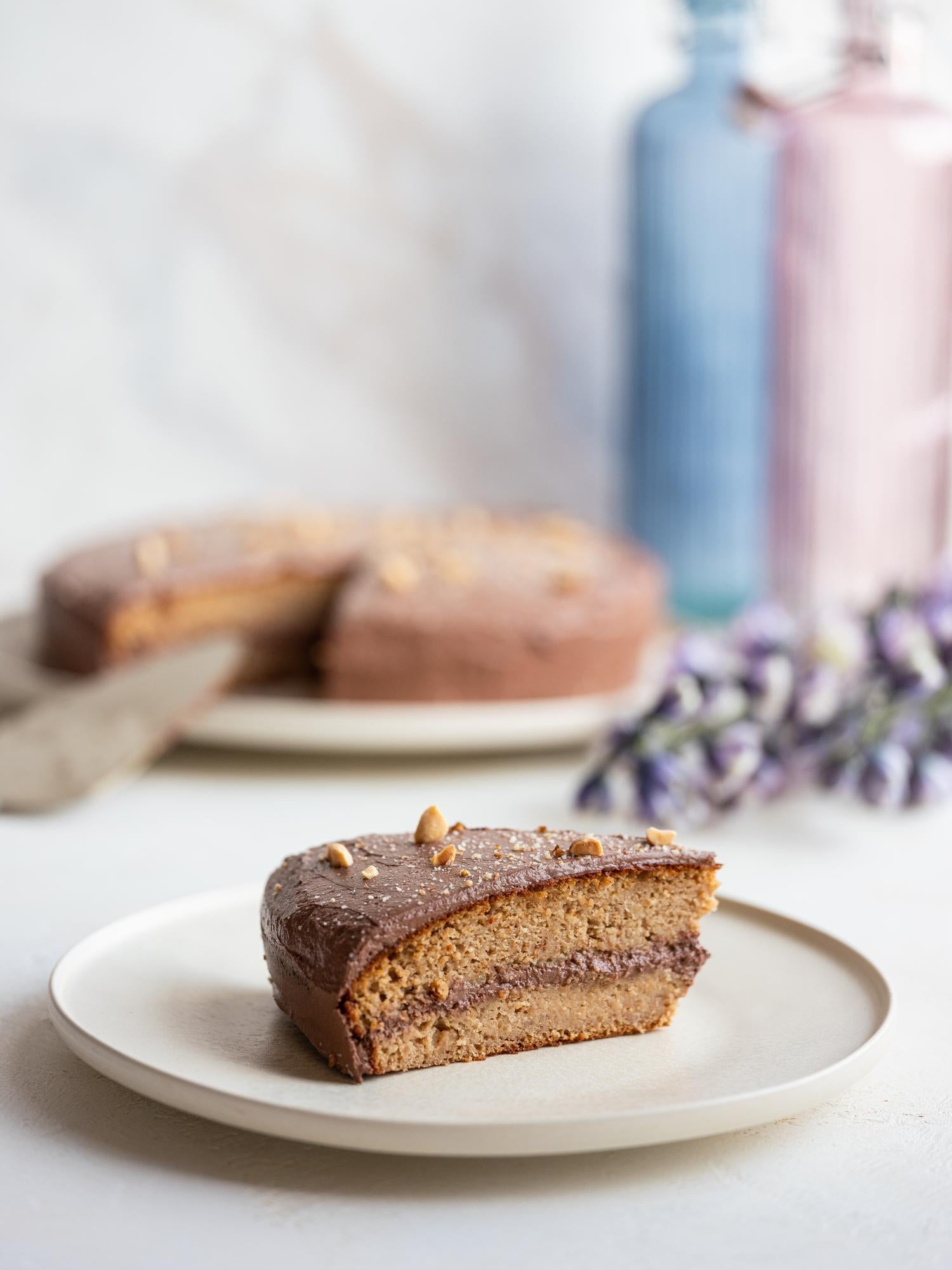 Tort fără gluten cu unt de arahide