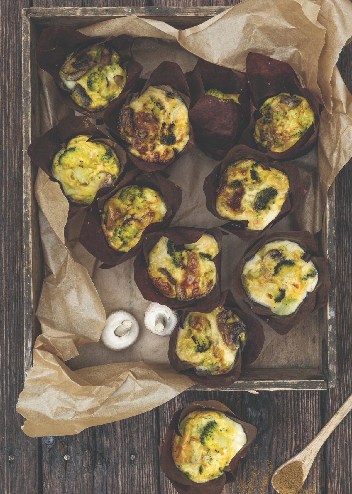 Muffins cu broccoli