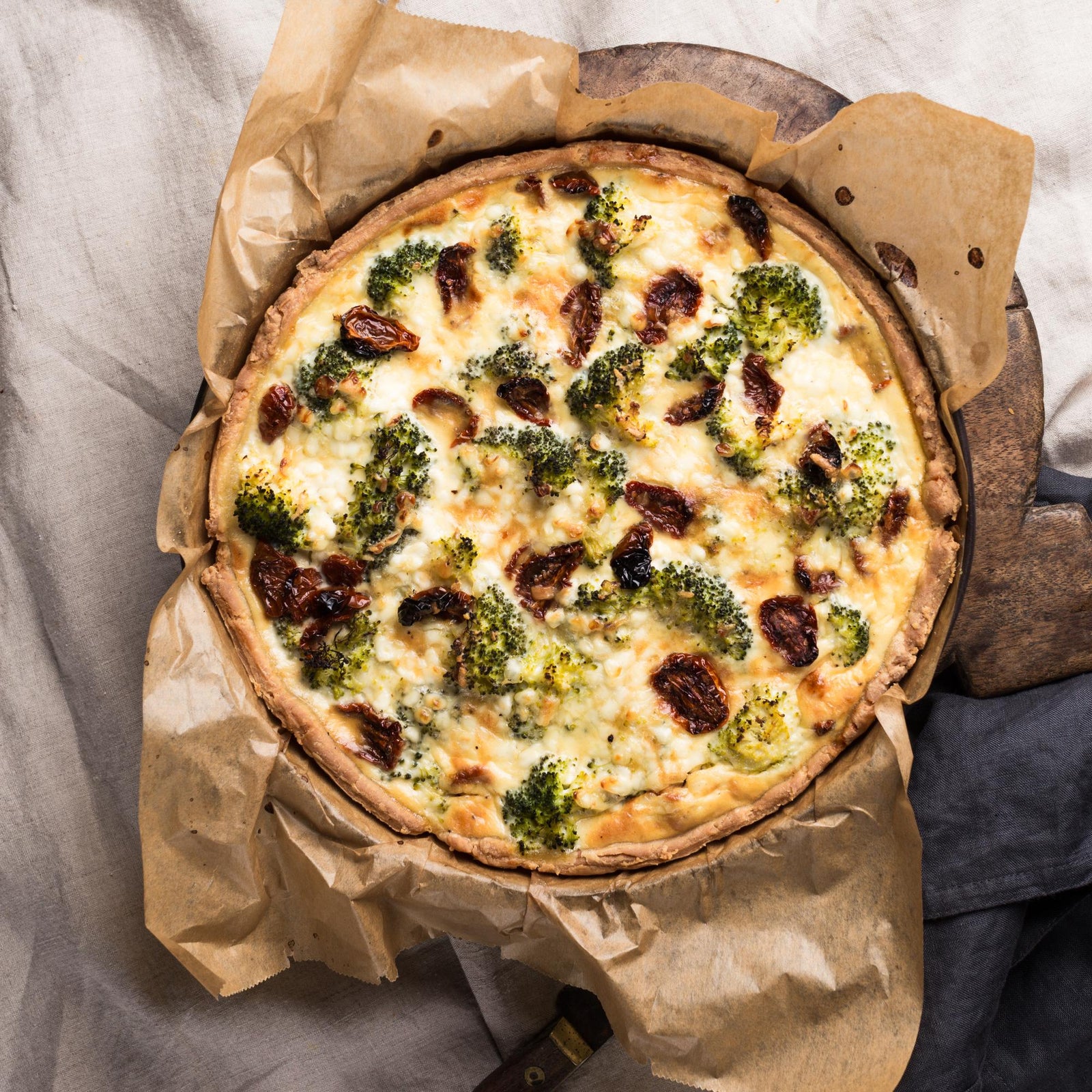 Quiche cu broccoli