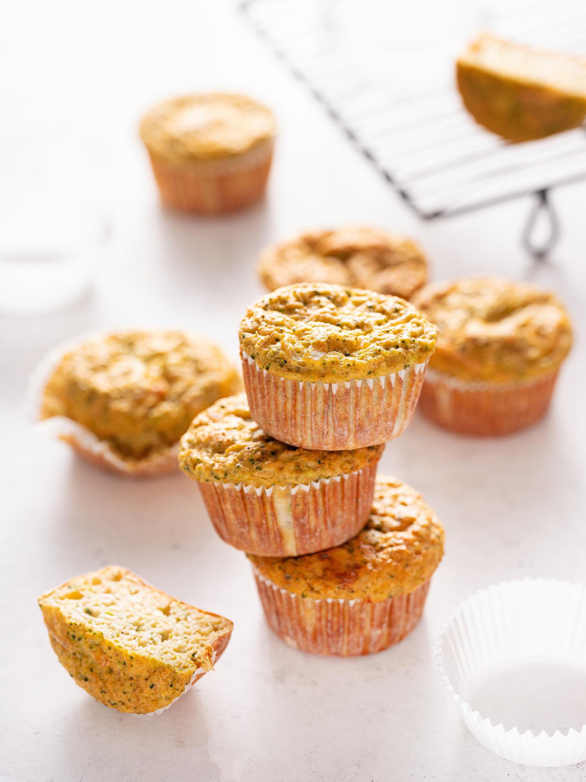 Muffins cu broccoli
