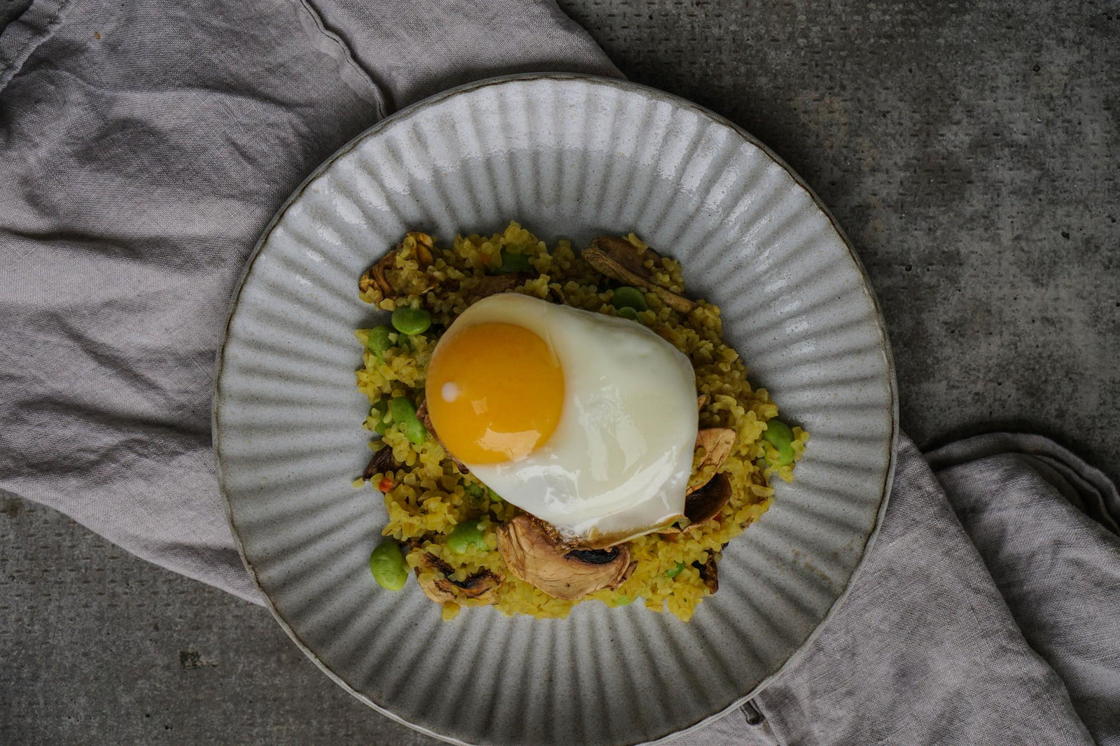 Risotto din bulgur cu ciuperci
