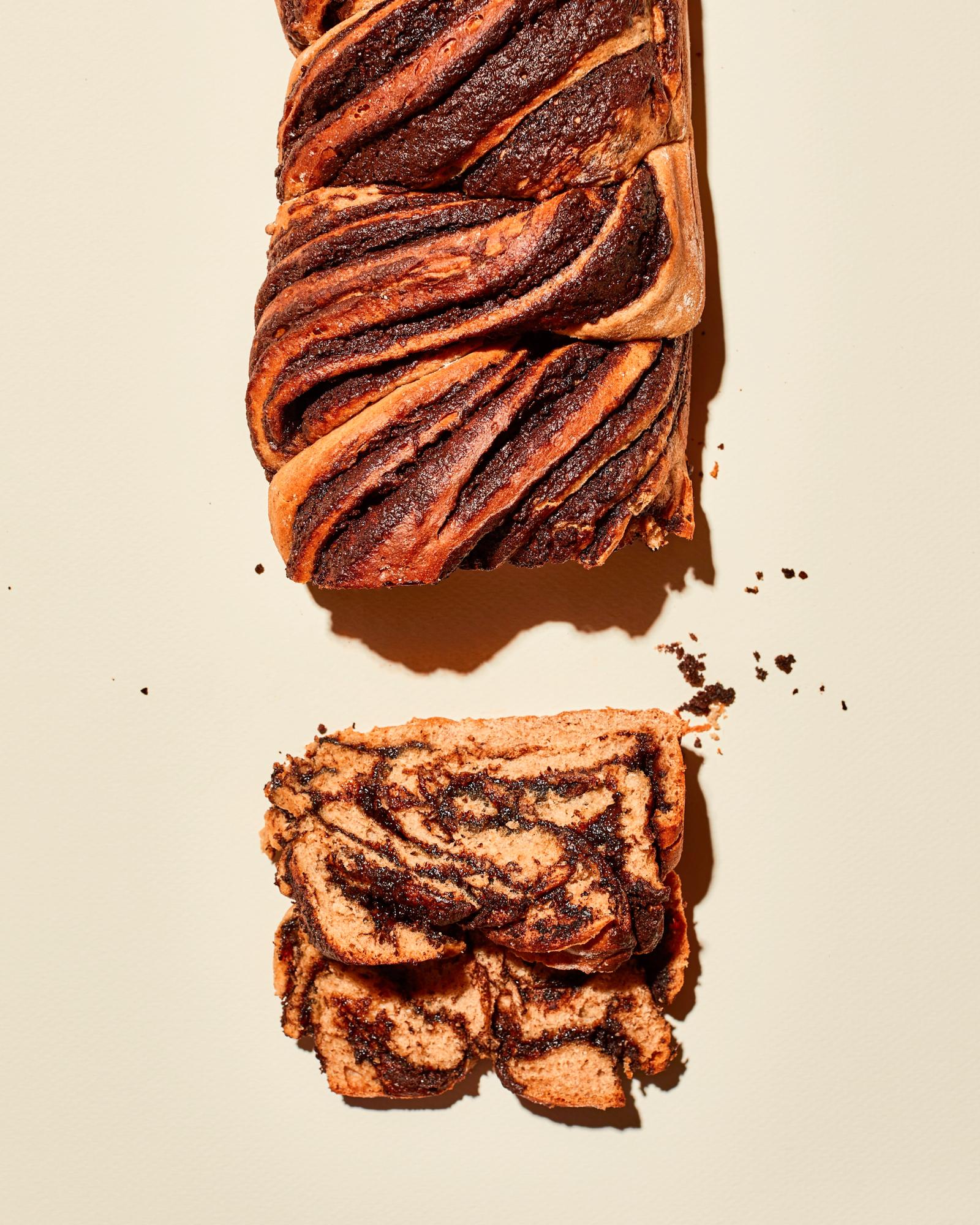 Babka integrală cu ciocolată