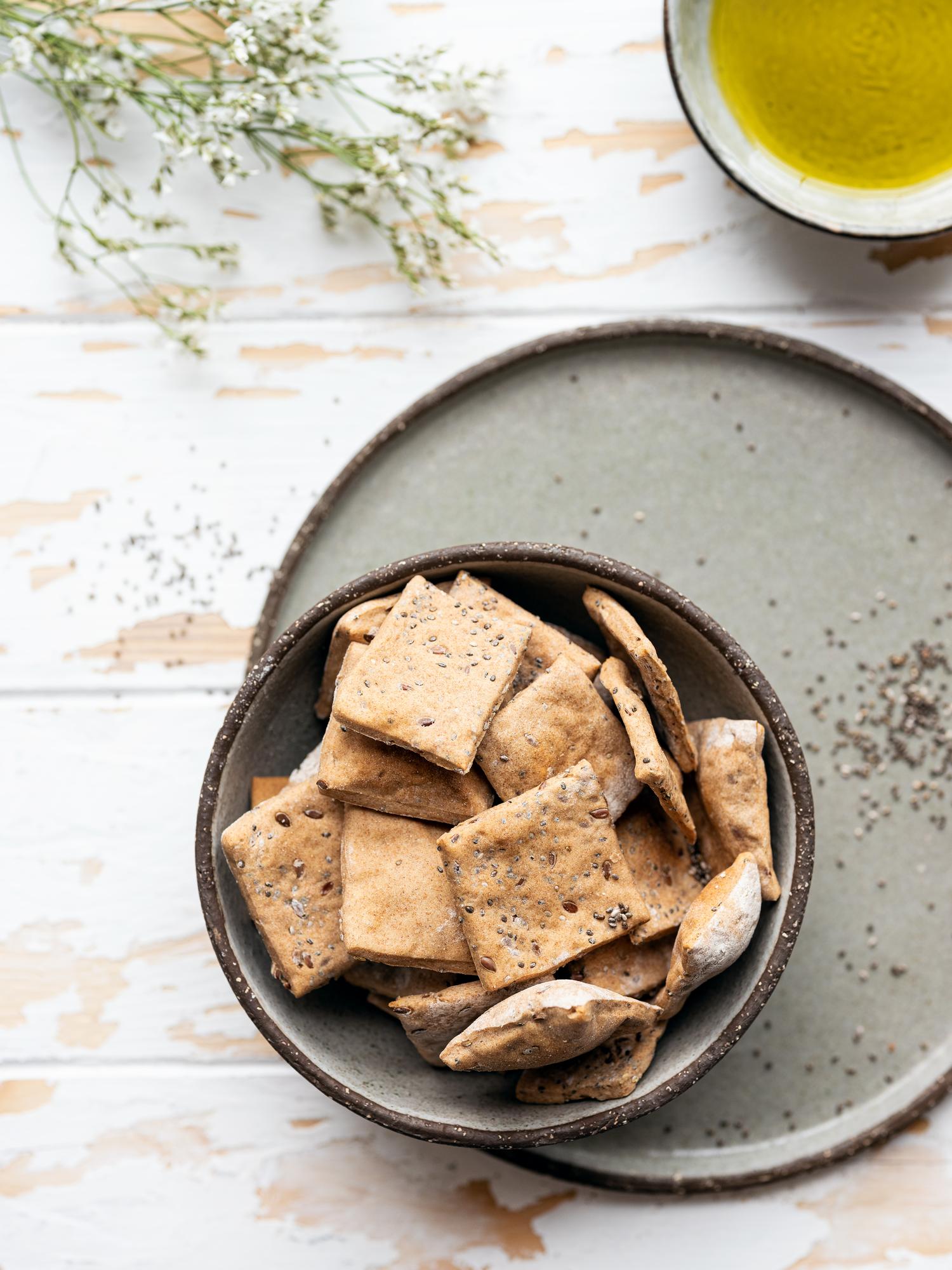 Crackers cu chia