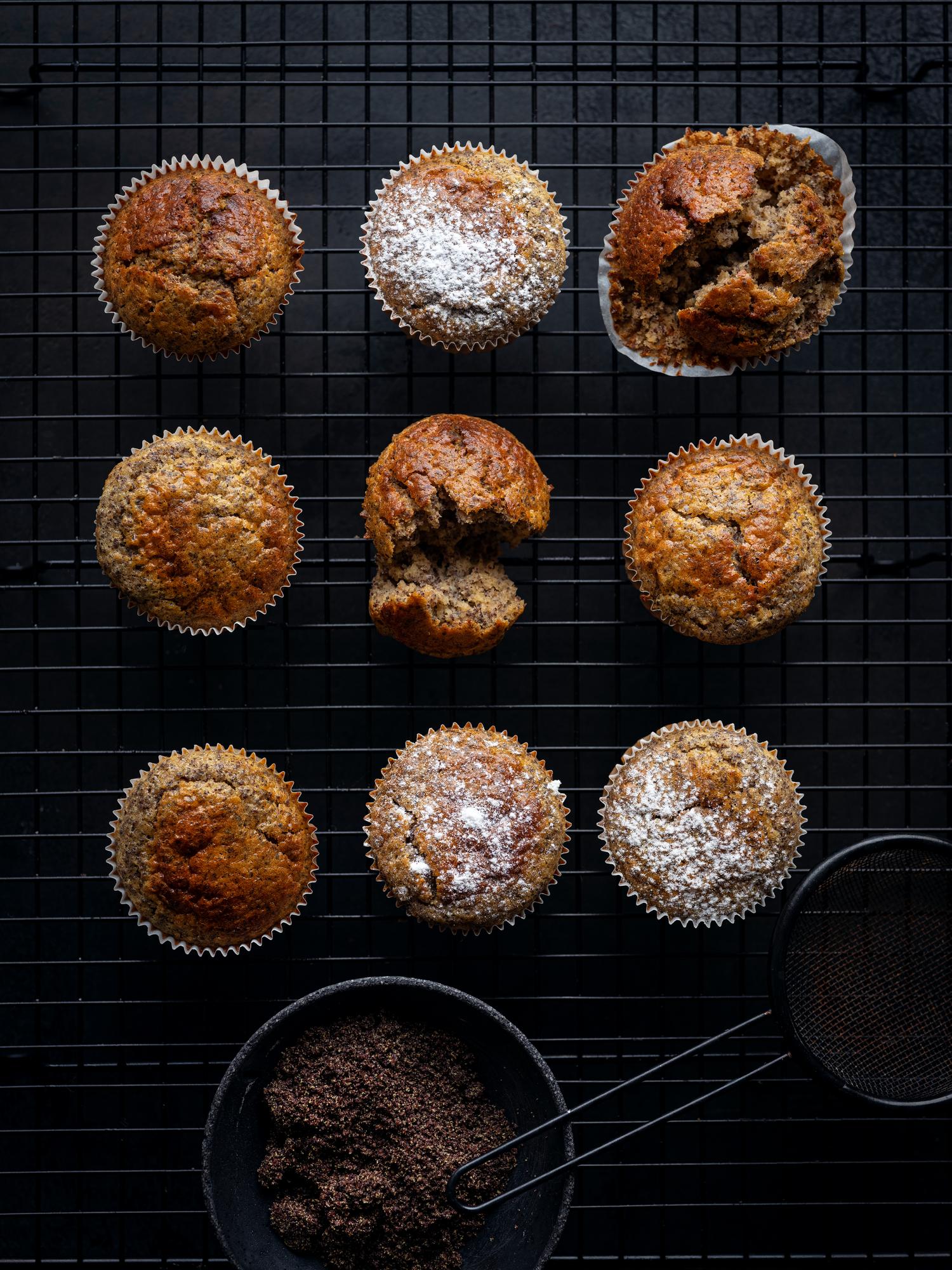 Muffins cu lămâie și mac