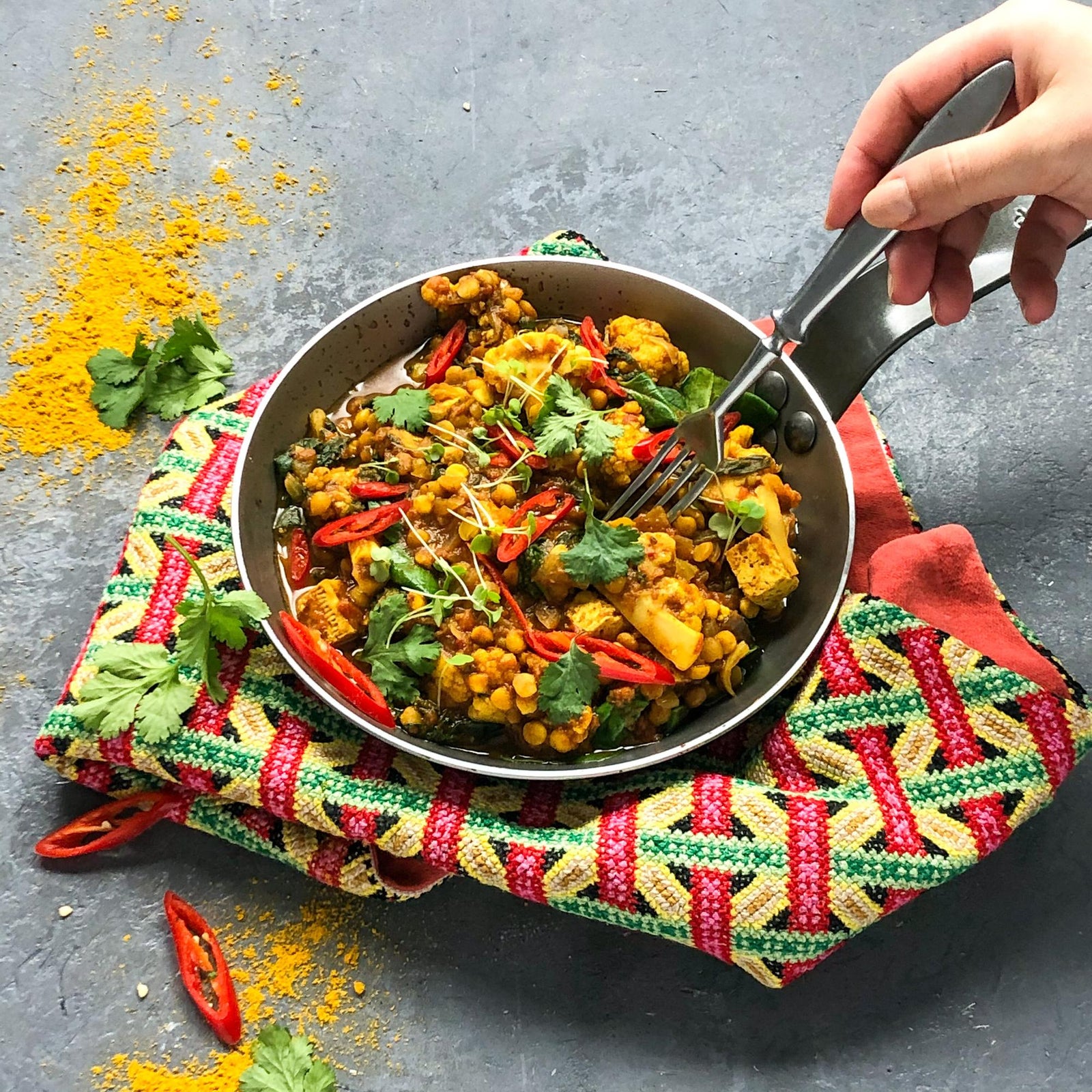 Dhal cu tofu