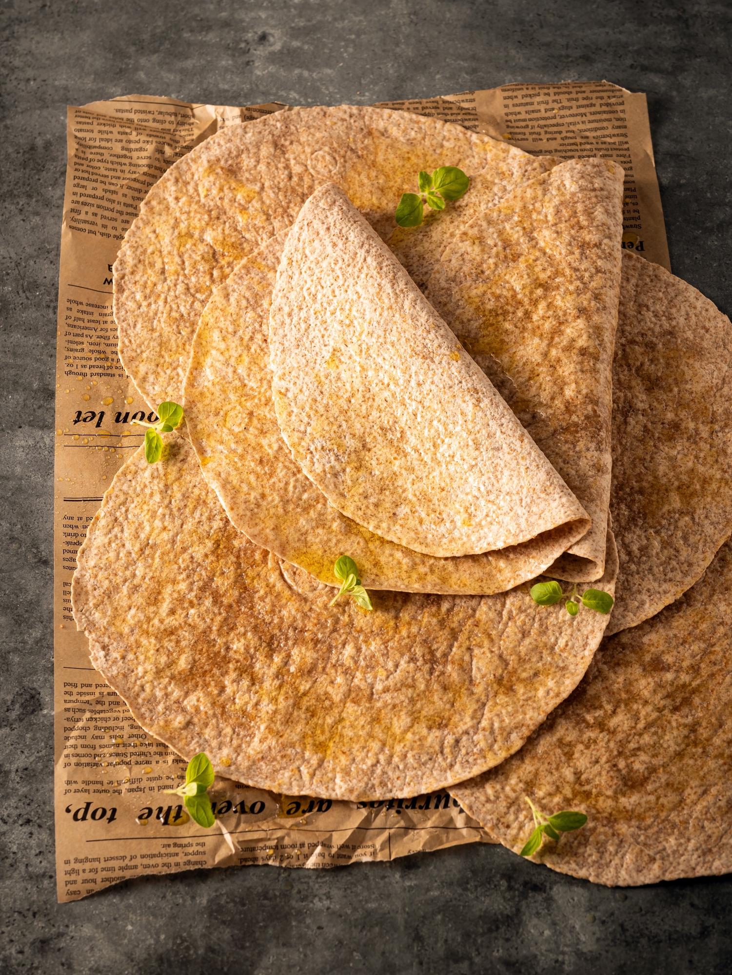 Tortilla integrală de casă