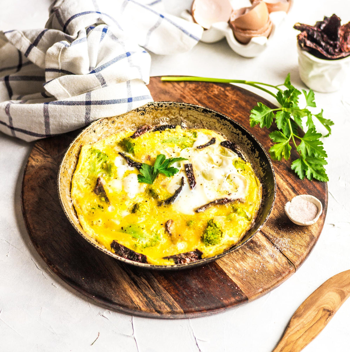 Frittata cu broccoli