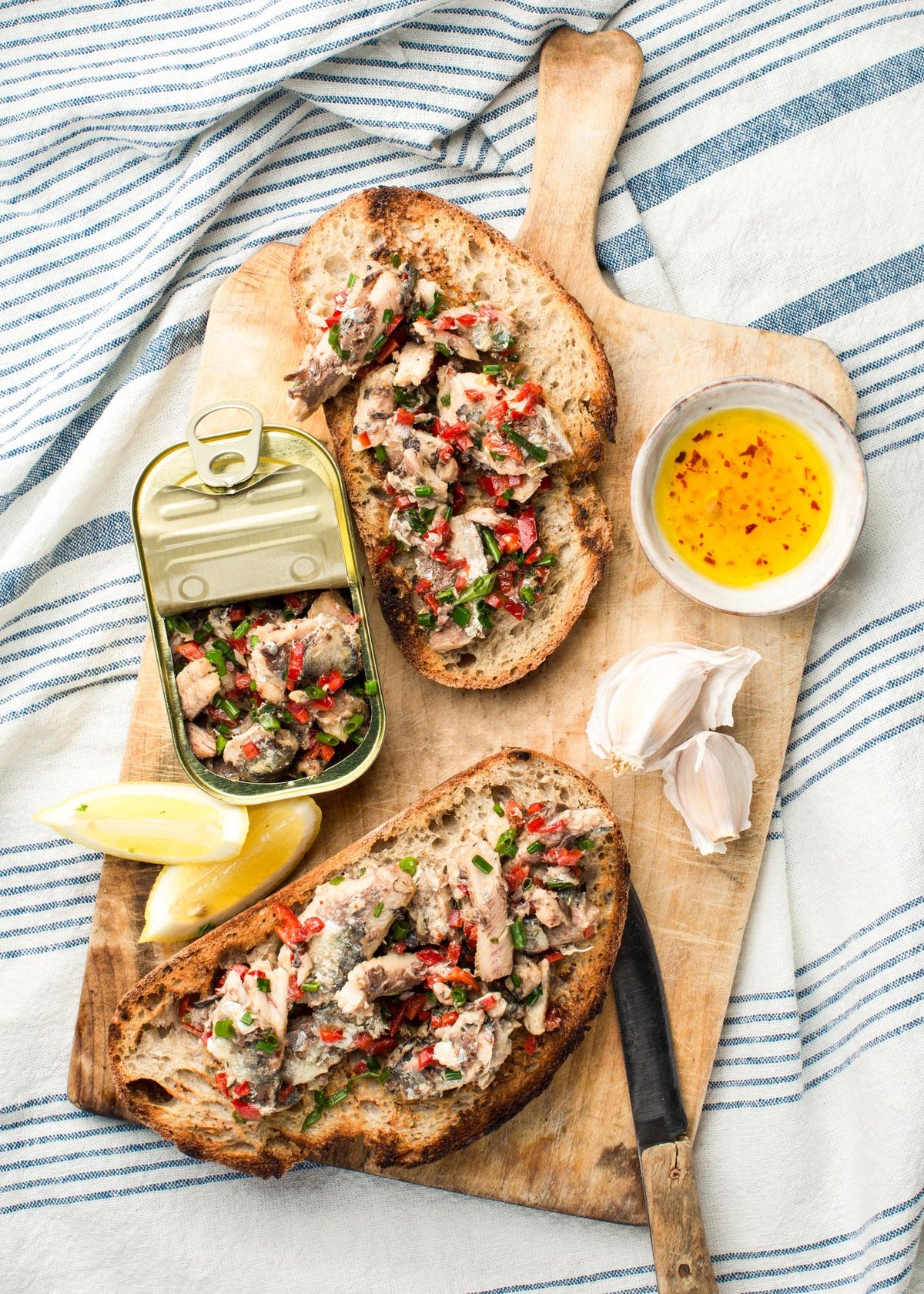 Toast cu sardine