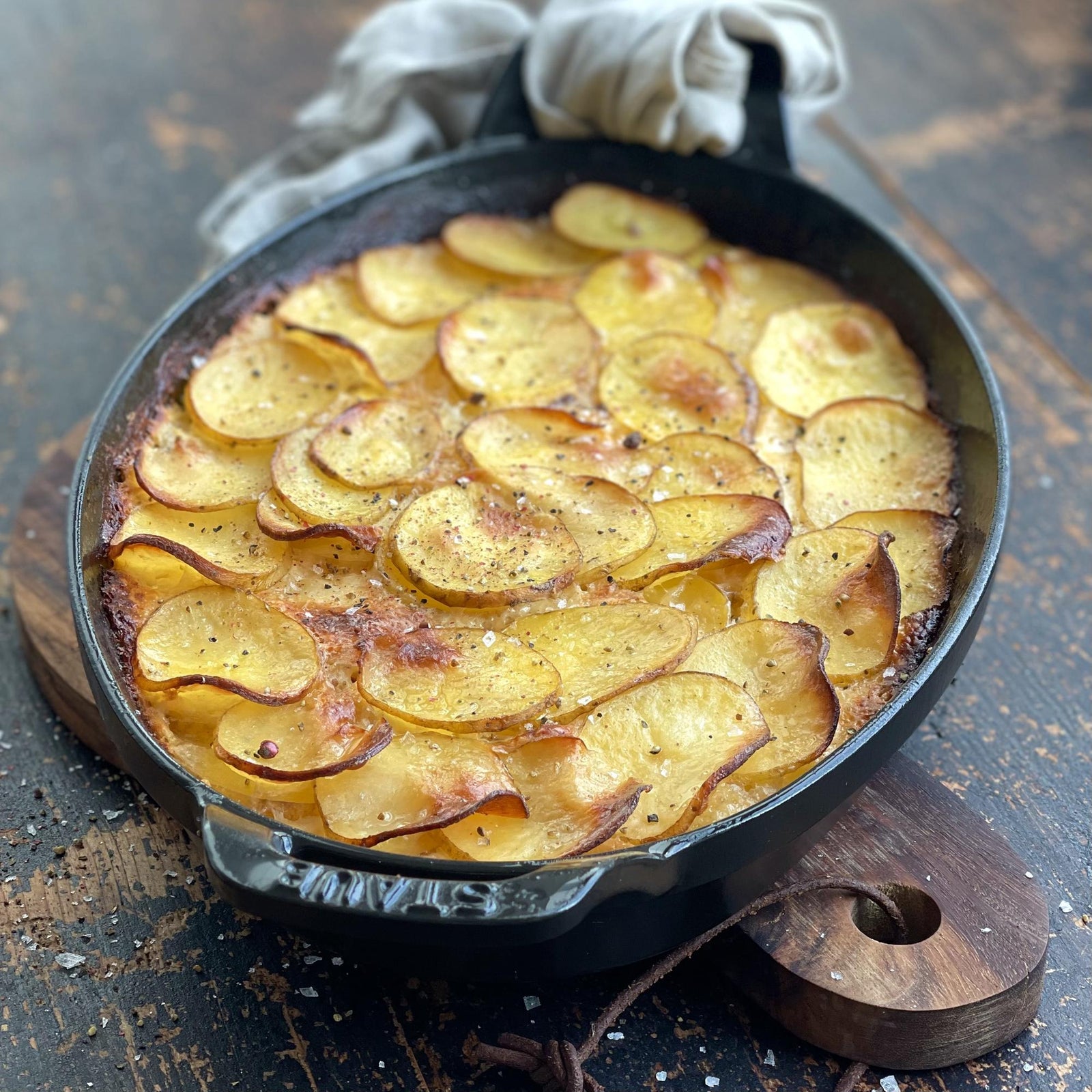 Cartofi gratinat