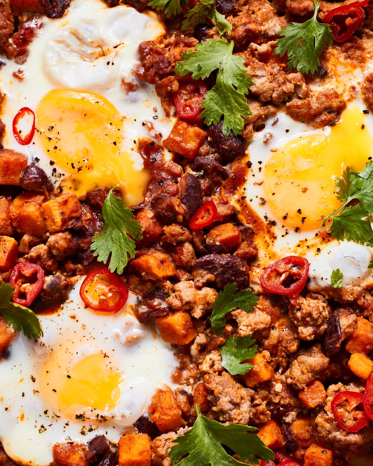 Hash cu carne tocată de curcan