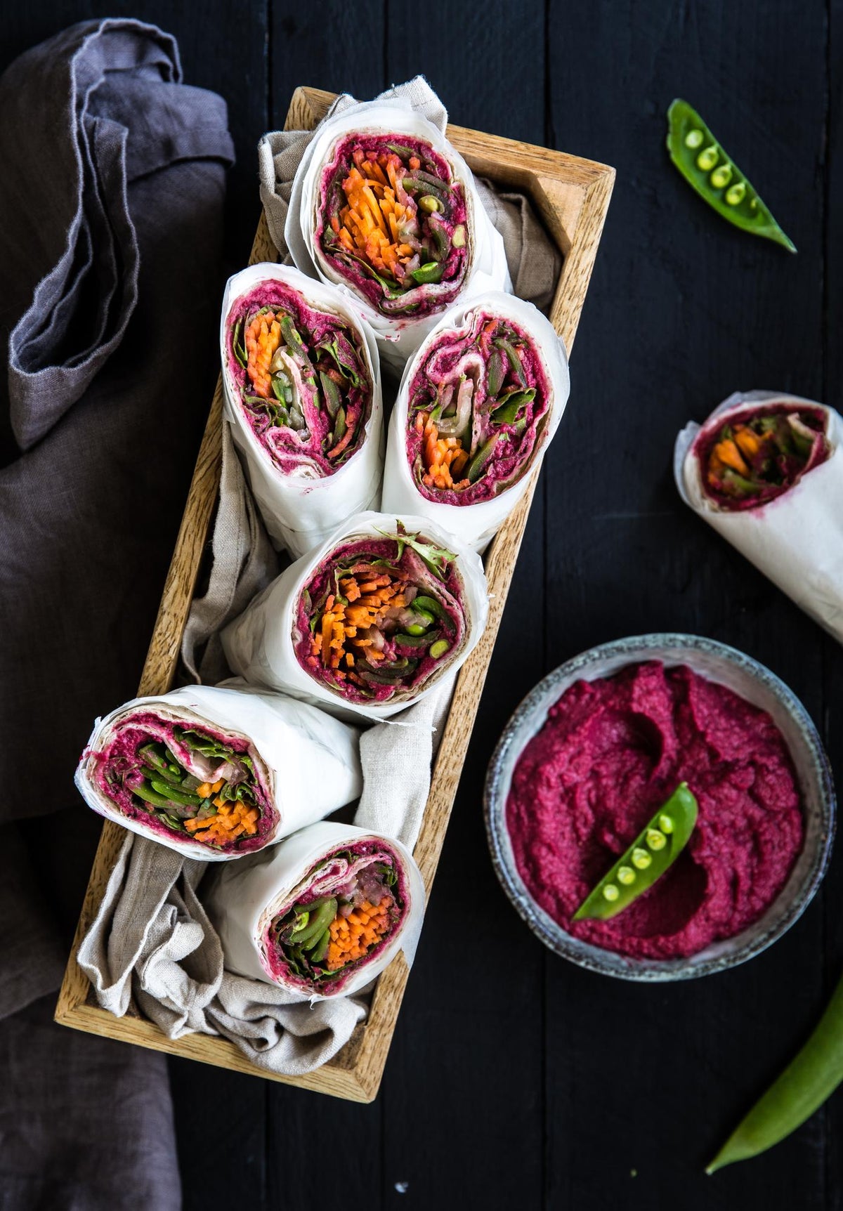 Wrap cu hummus