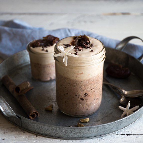 Overnight Oats cu morcovi și curmale