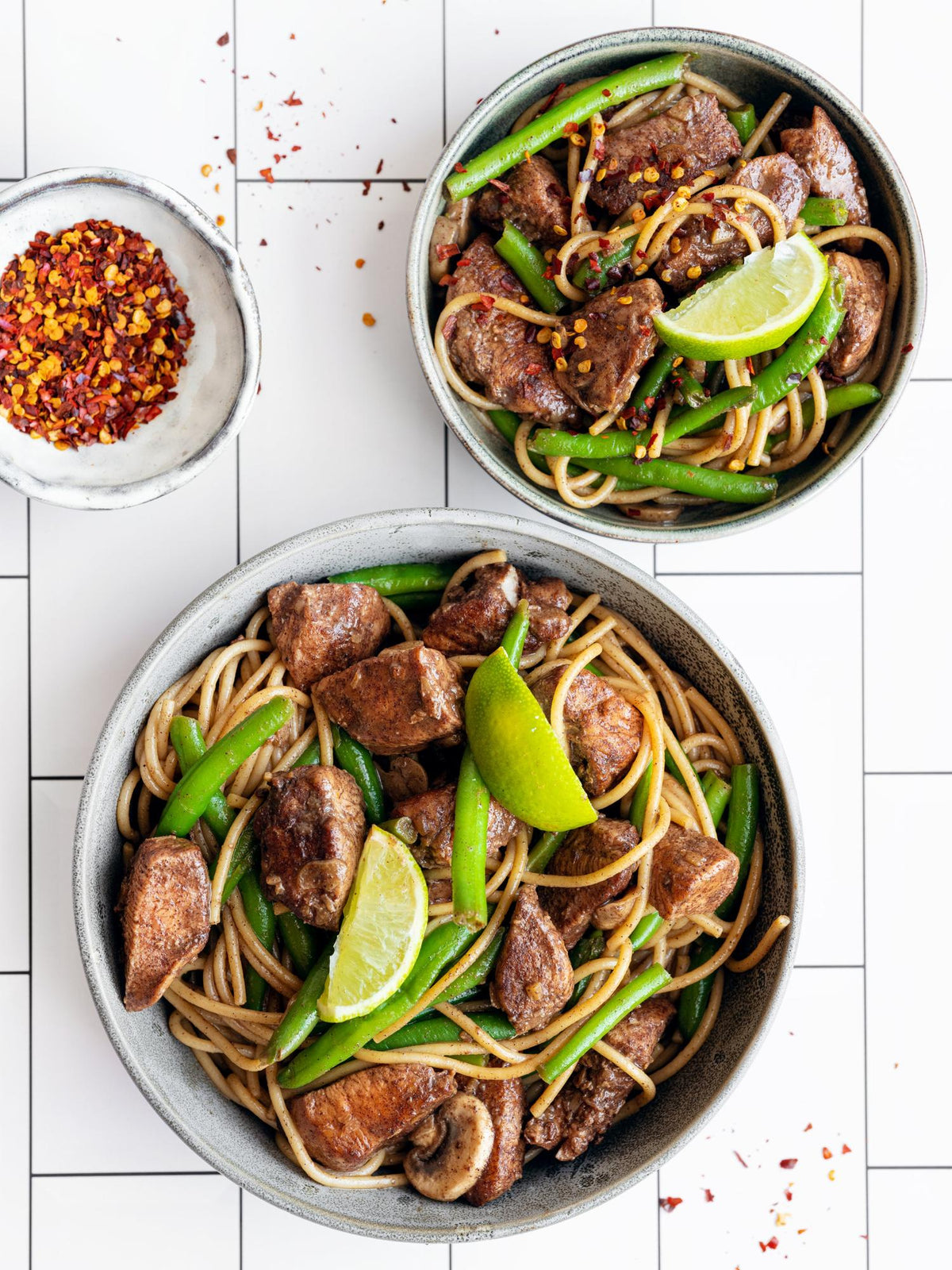 Chow mein cu pui