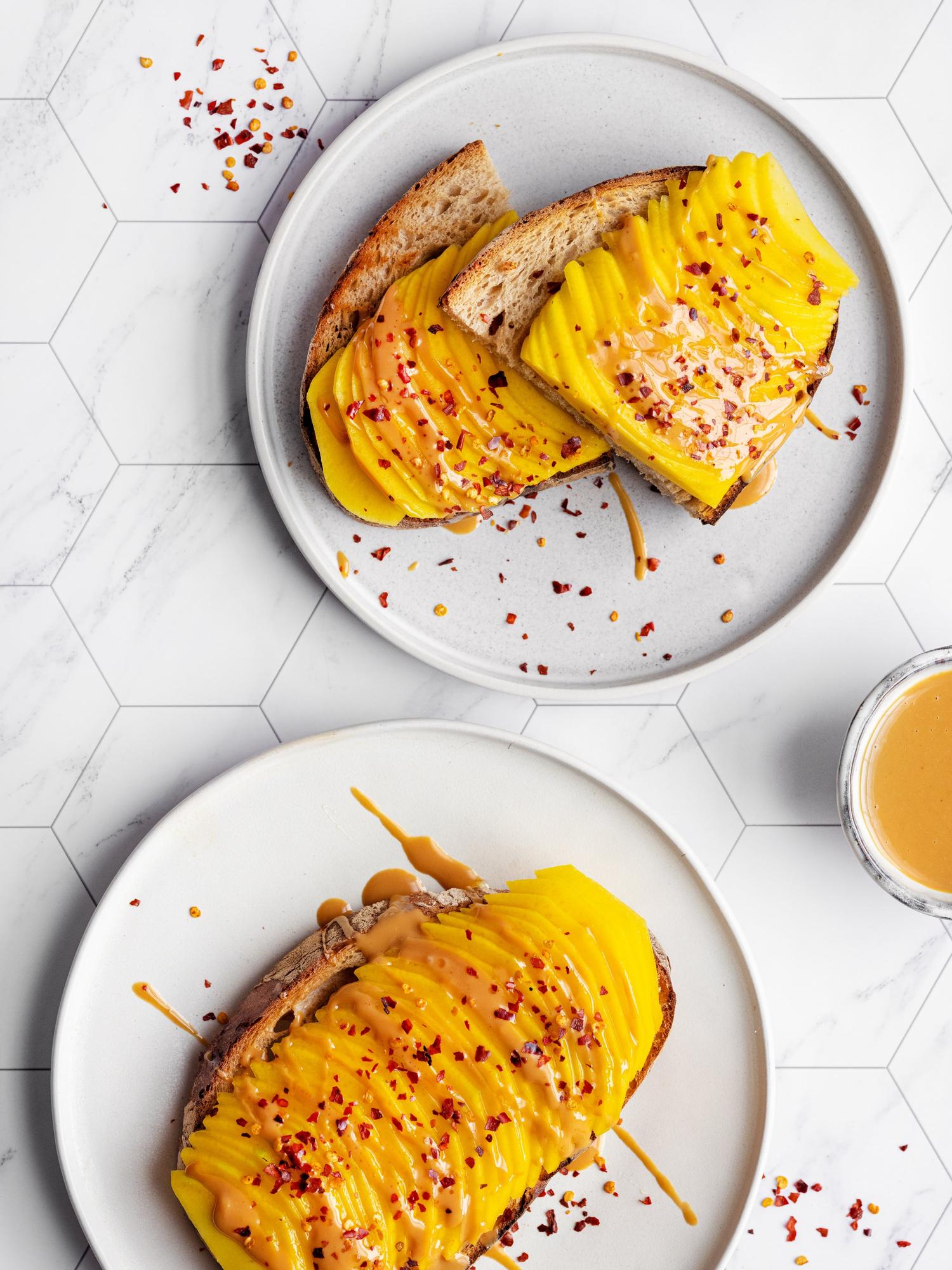 Toast cu mango