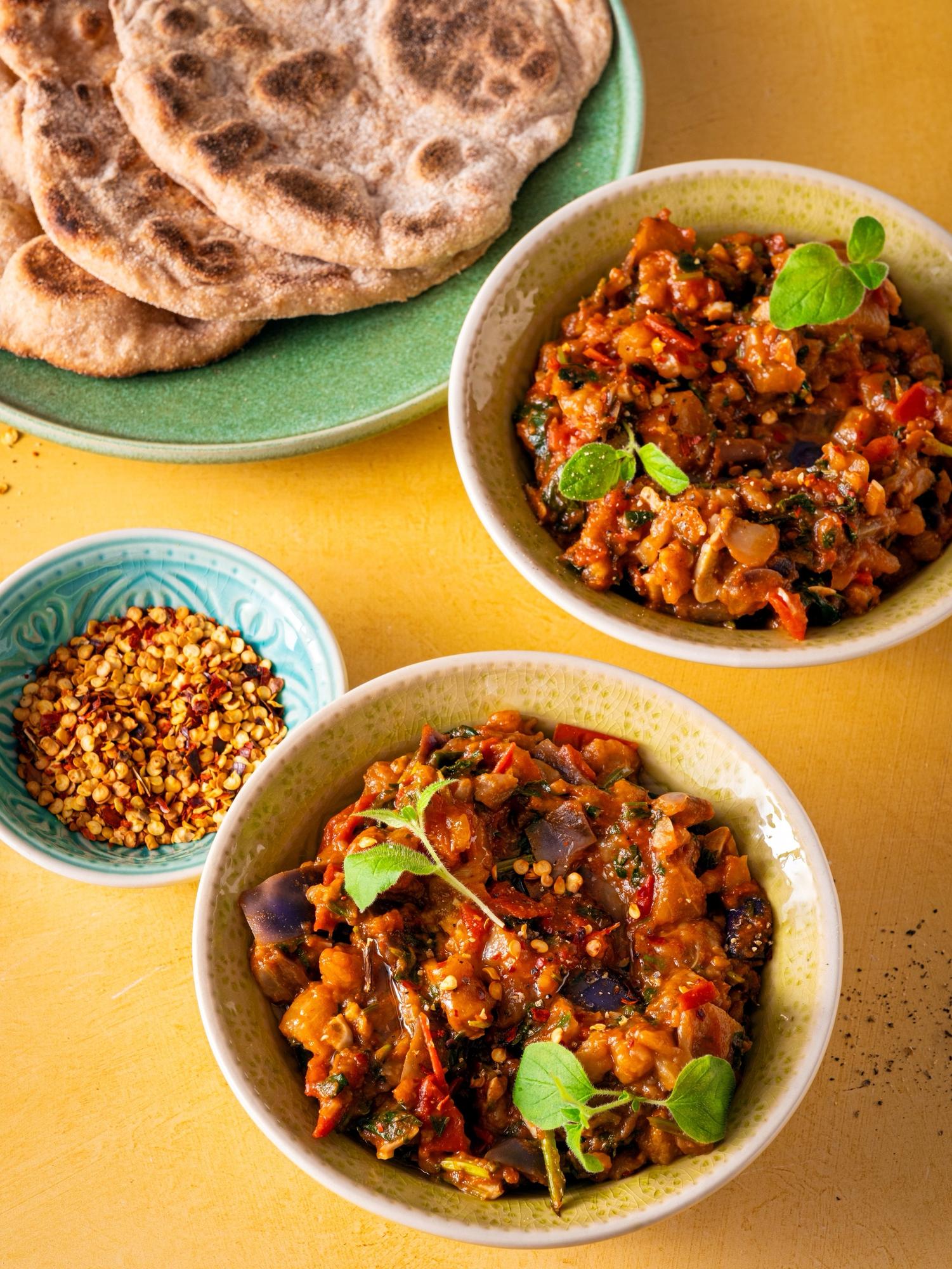 Salată marocană de vinete