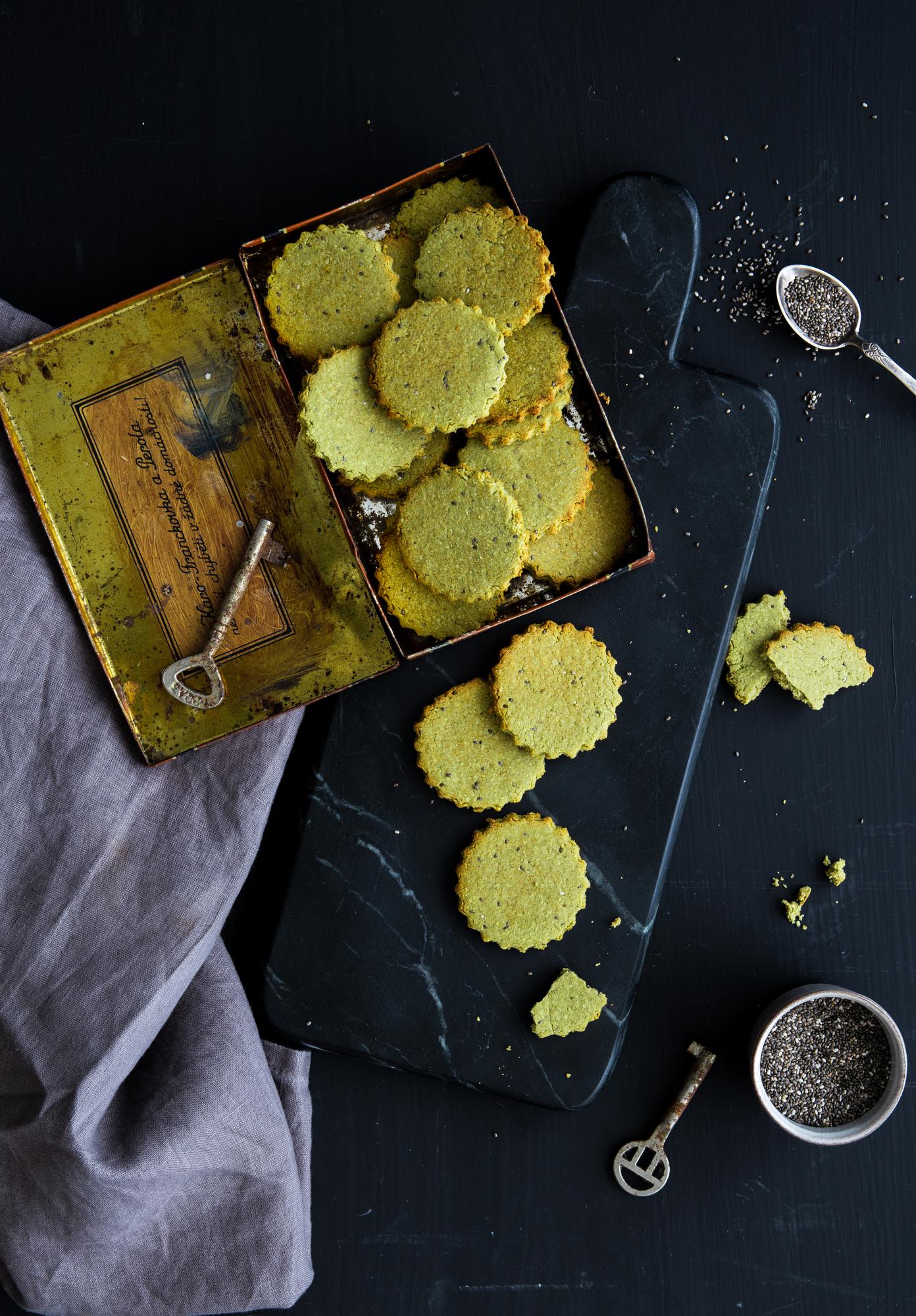 Biscuiți cu matcha