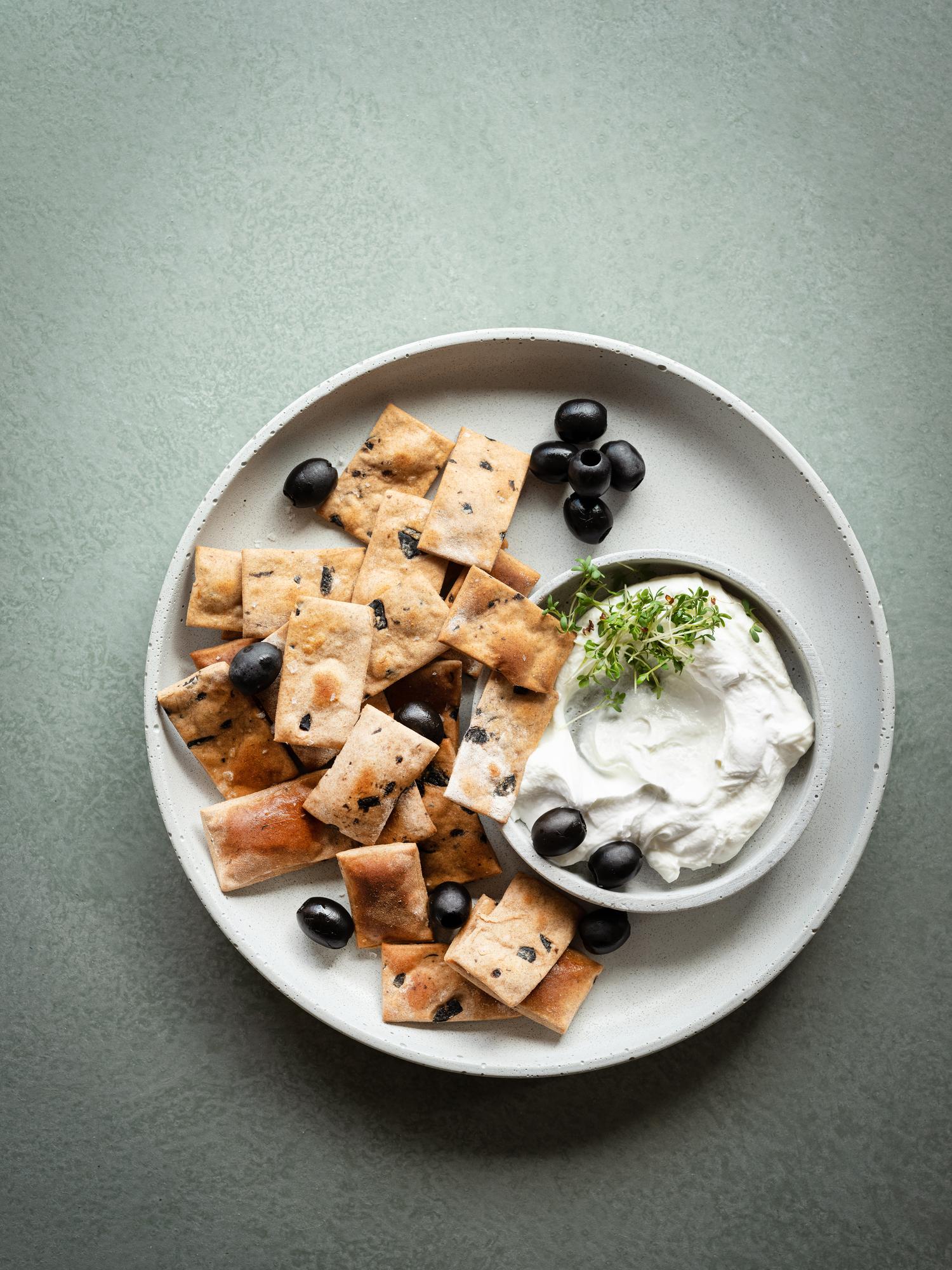 Crackers cu măsline