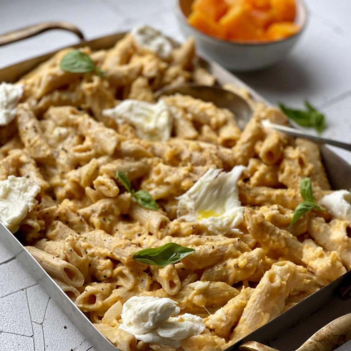 Penne cu sos de dovleac