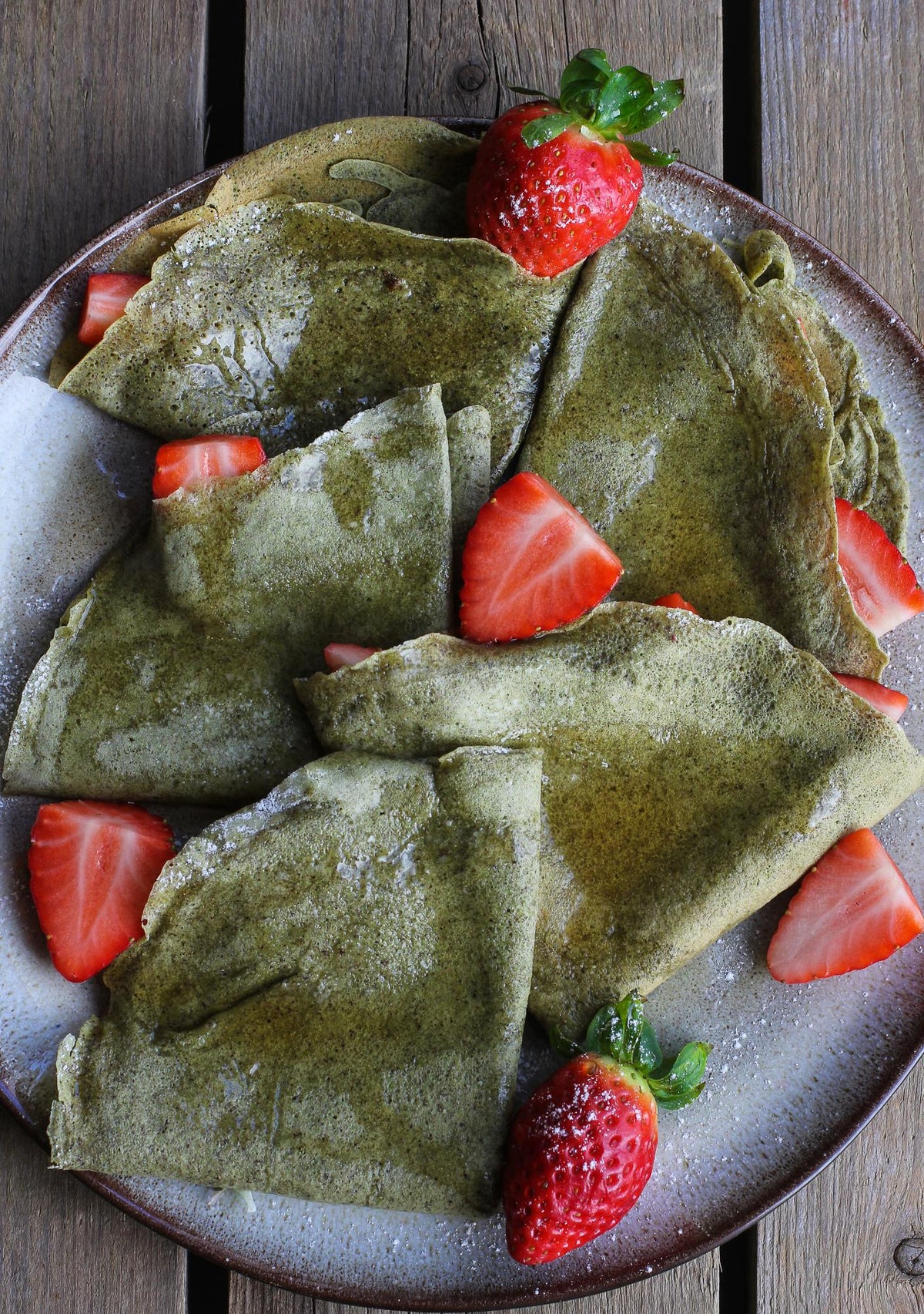 Clătite cu ceai matcha