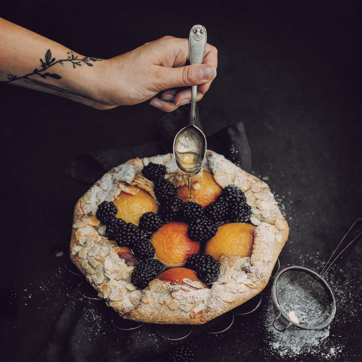 Galette cu piersici