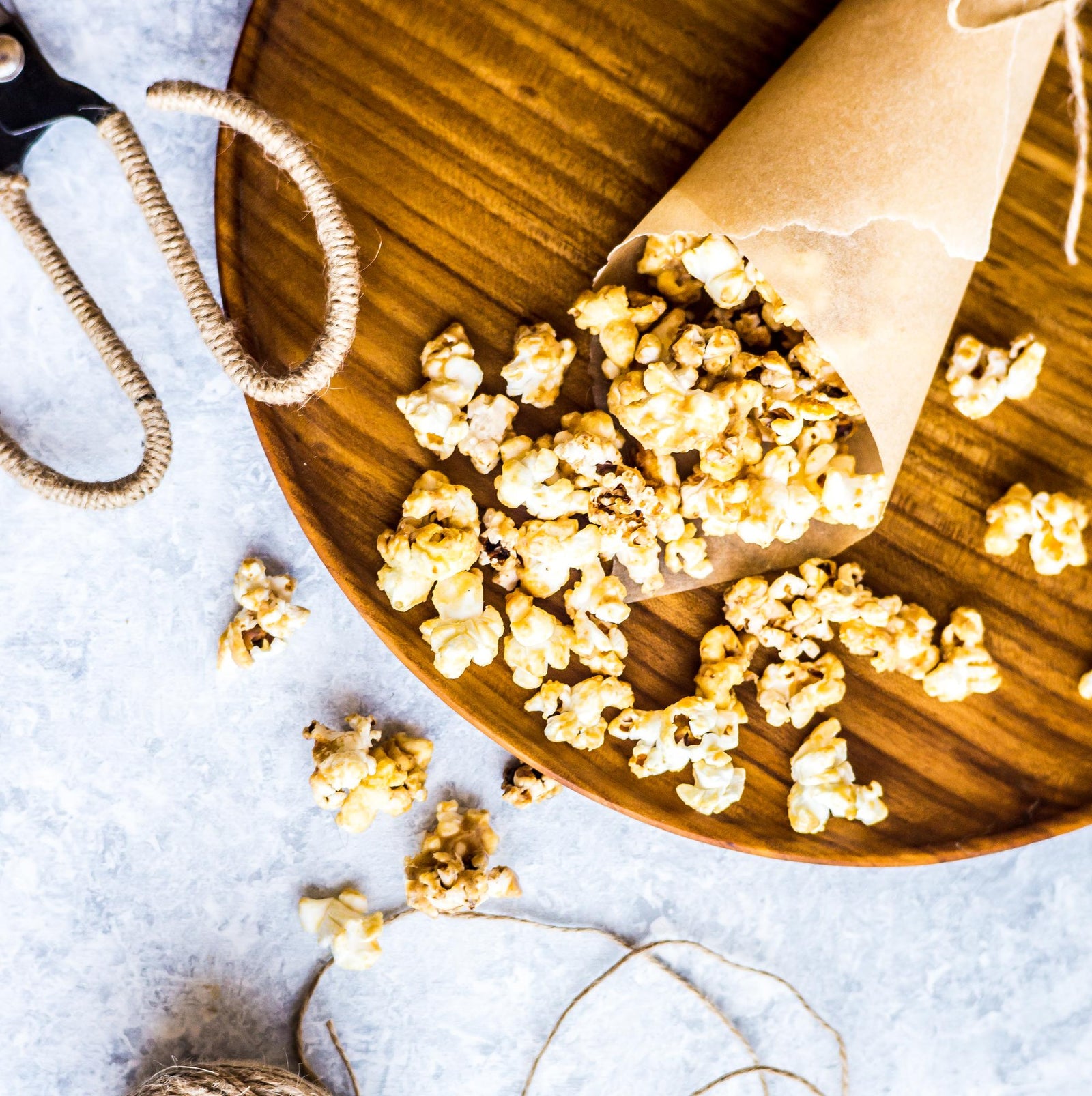 Popcorn cu unt de arahide