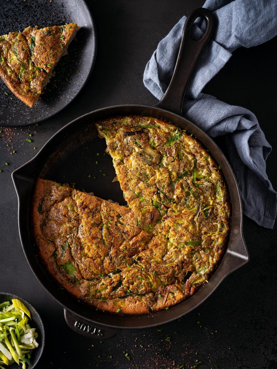 Frittata cu praz