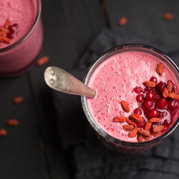 Smoothie de merișoare cu goji