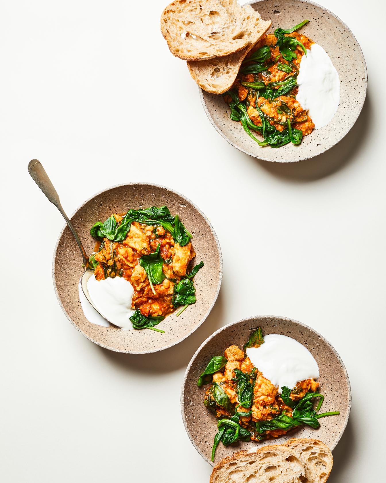 Saag de curcan