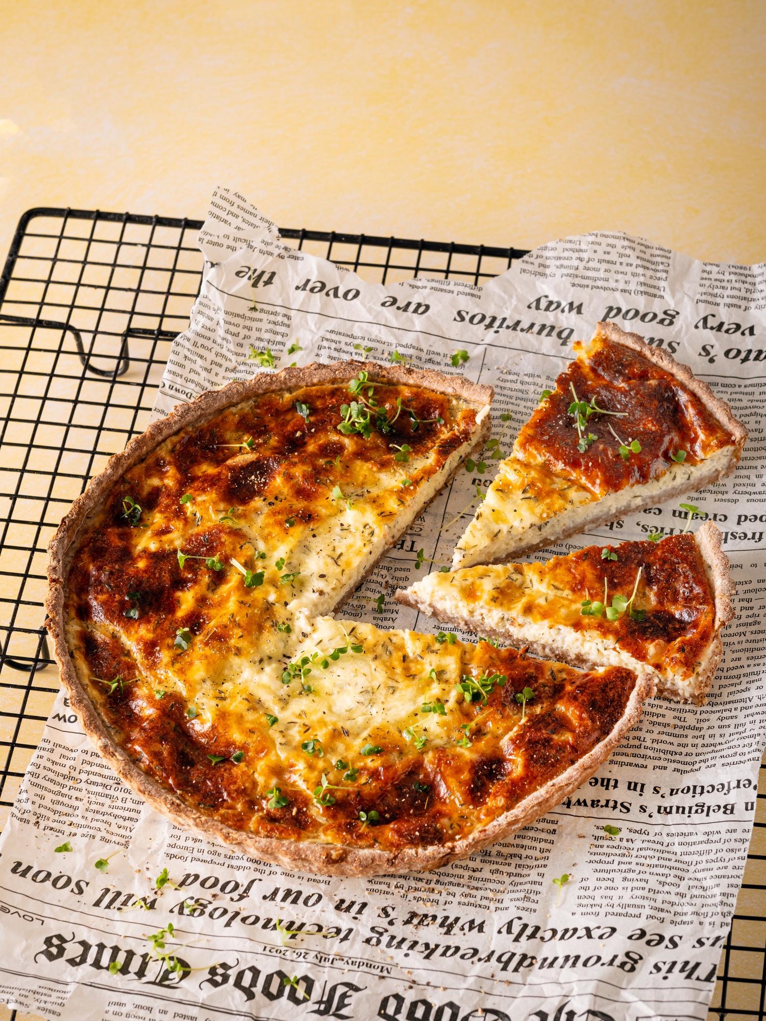 Quiche cu brânză