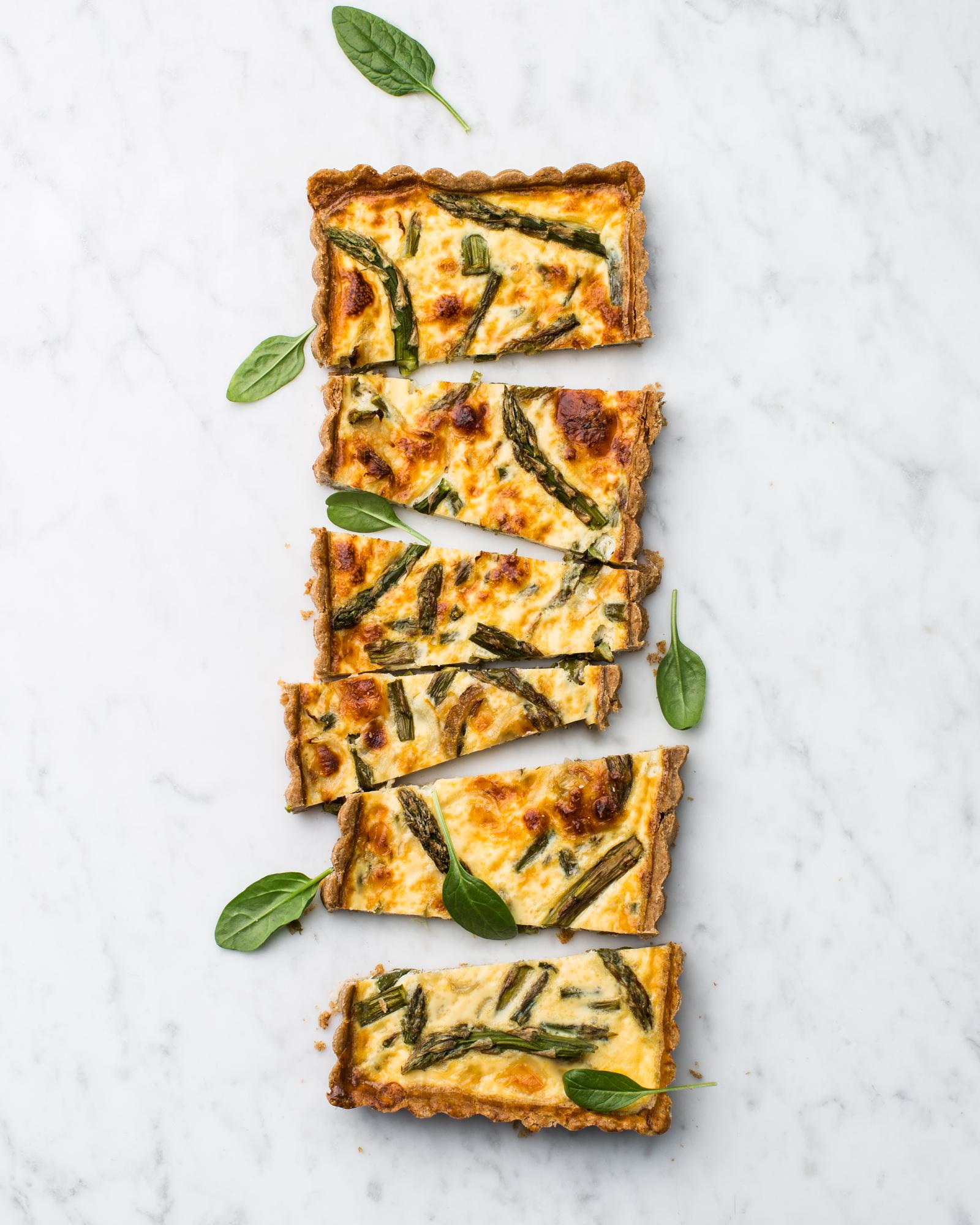 Quiche cu sparanghel