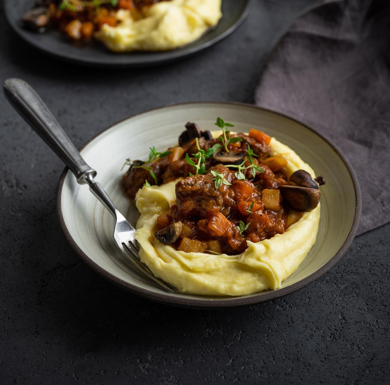 Ragú cu legume rădăcinoase și oțet de vin