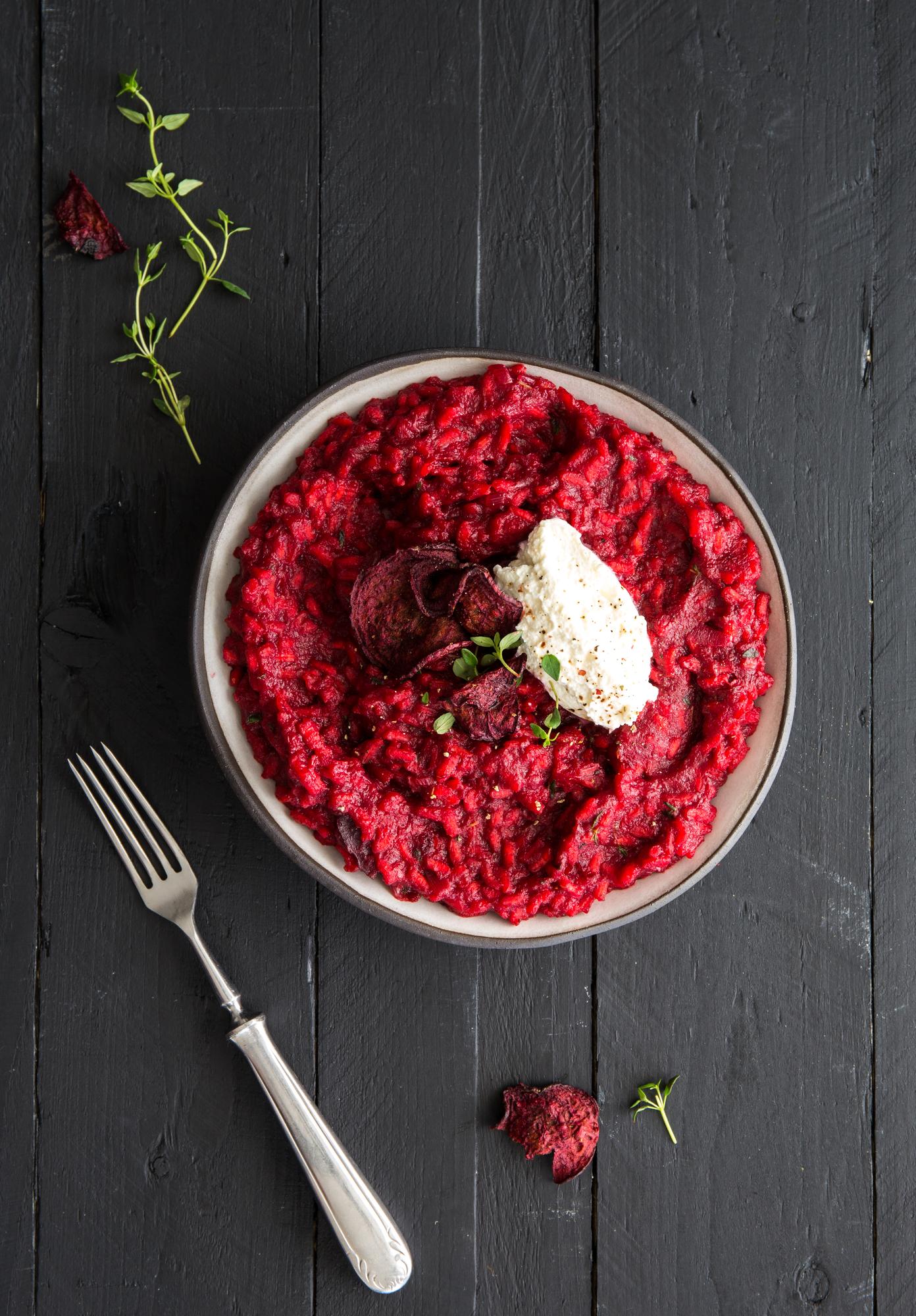 Risotto din sfeclă roșie
