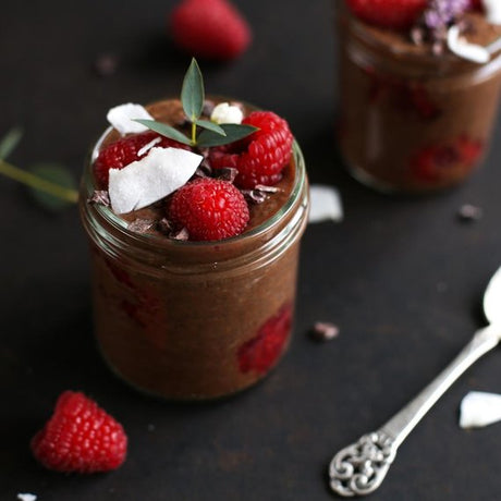 Budincă de chia cu ciocolată