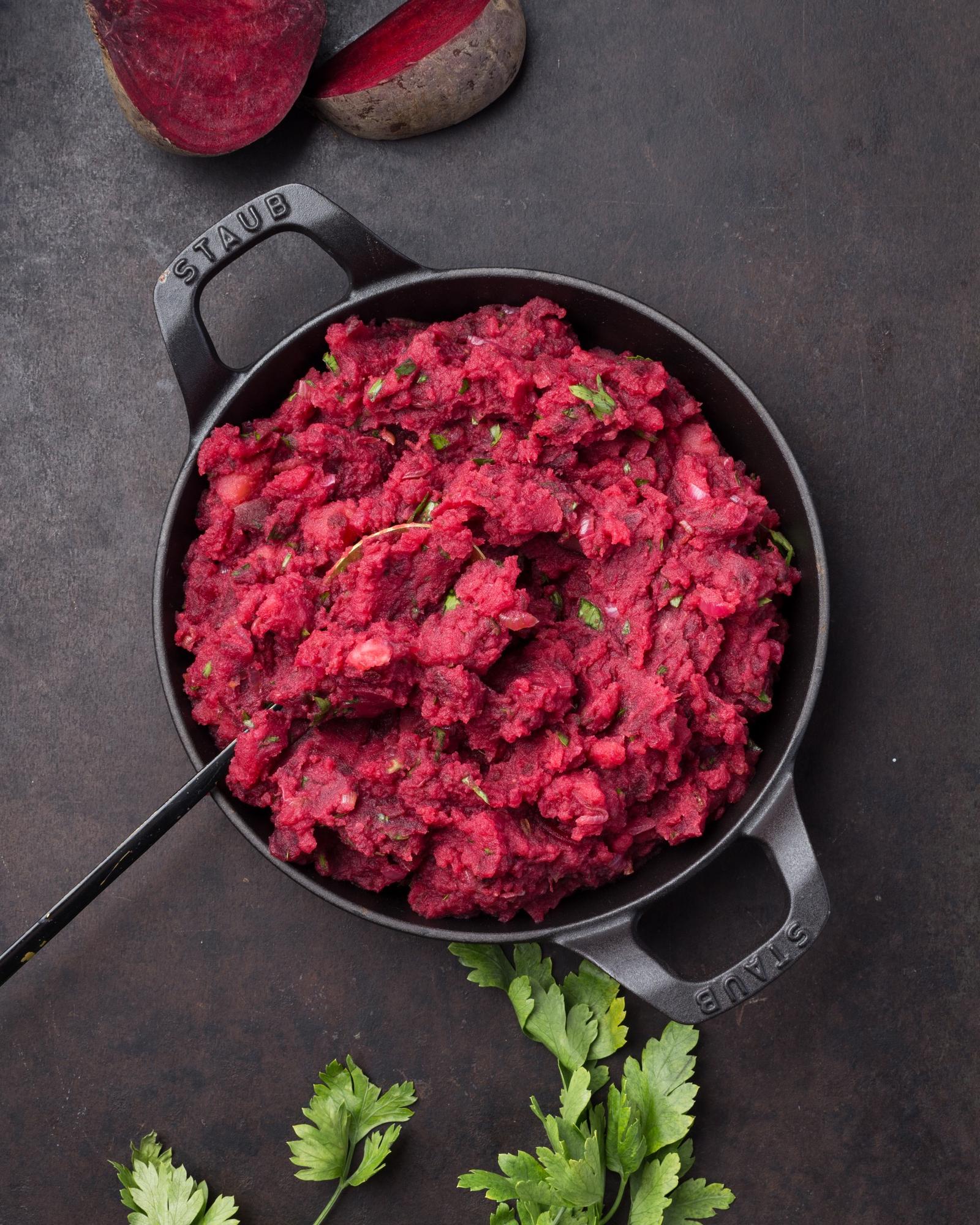 Cartofi cu sfeclă roșie