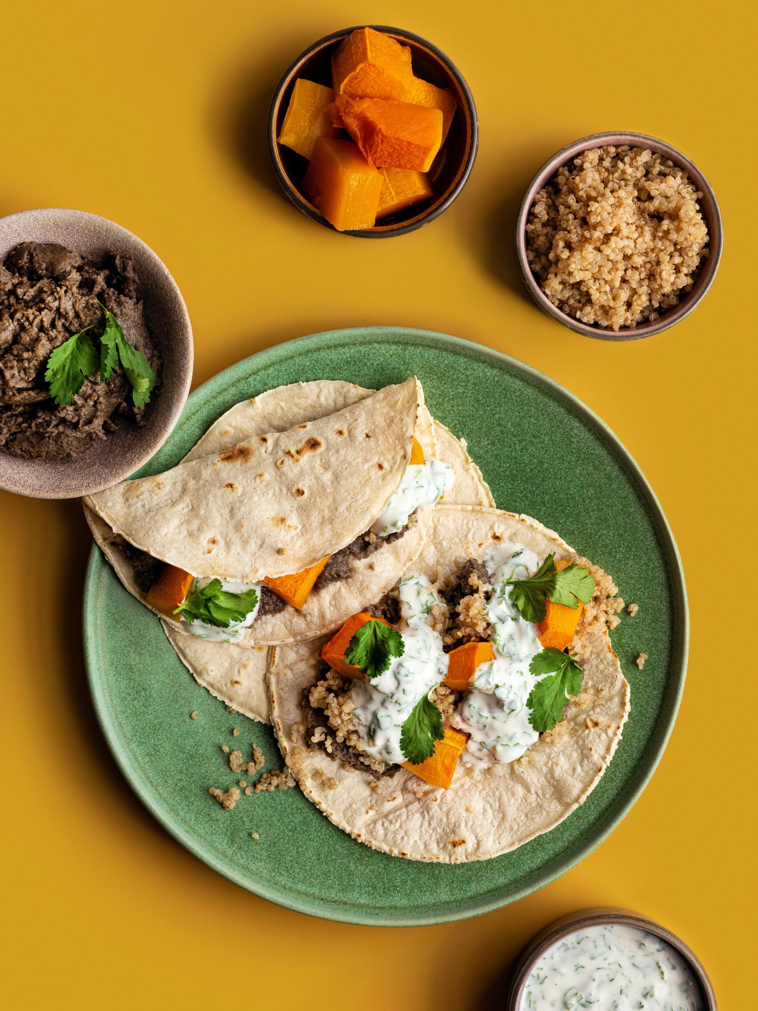 Tacos cu quinoa