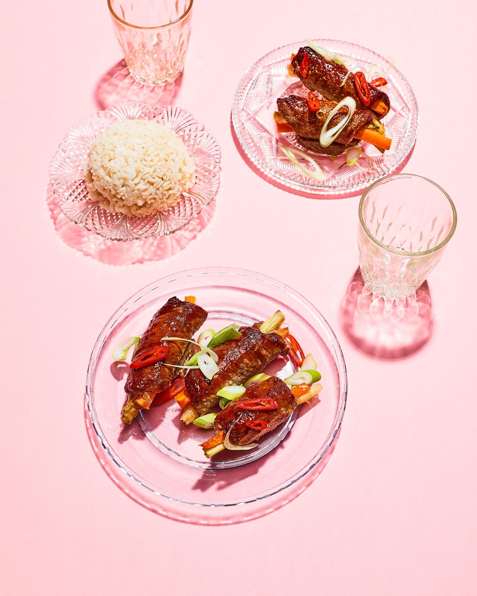 Rulouri de vițel teriyaki