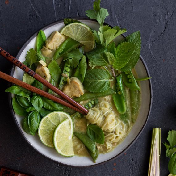 Curry thailandez cu carne de pui
