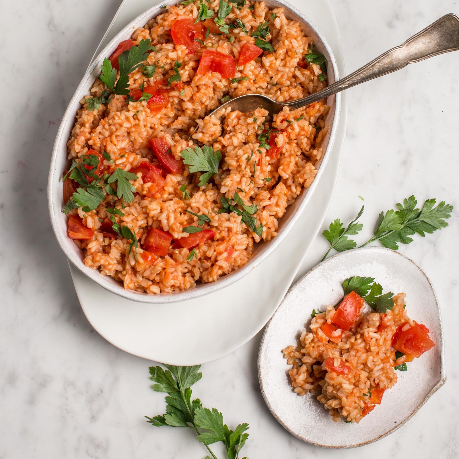 Orez cu roșii și chilli