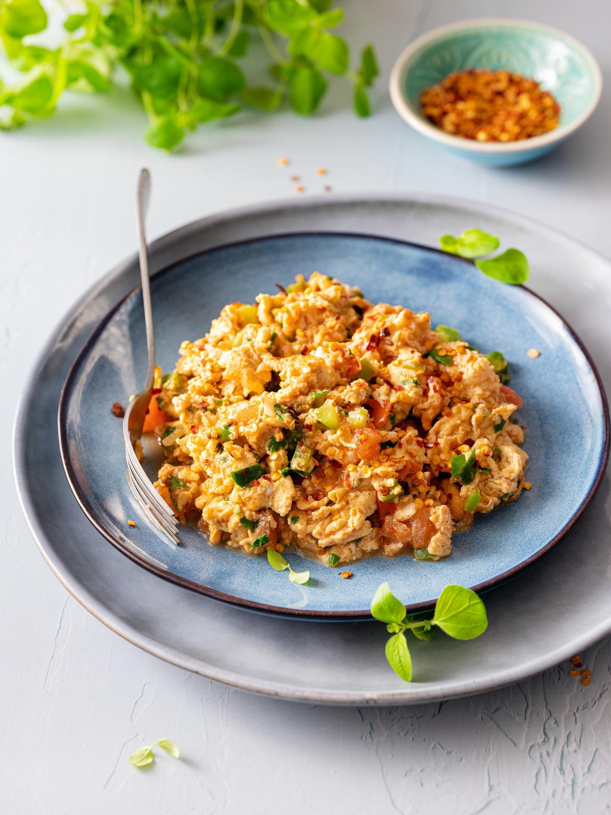 Ouă turcești amestecate (menemen)