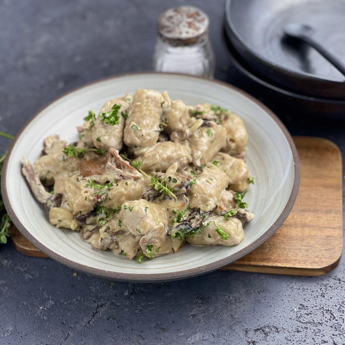 Gnocchi integrali cu ciuperci