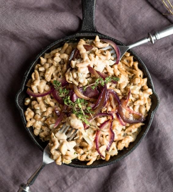 Spätzle integrale cu brânză