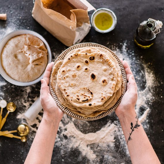 Tortilla integrală - rețetă de bază